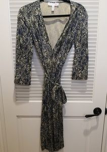 Diane Von Furstenberg Julian Wrap Dress Silk 8